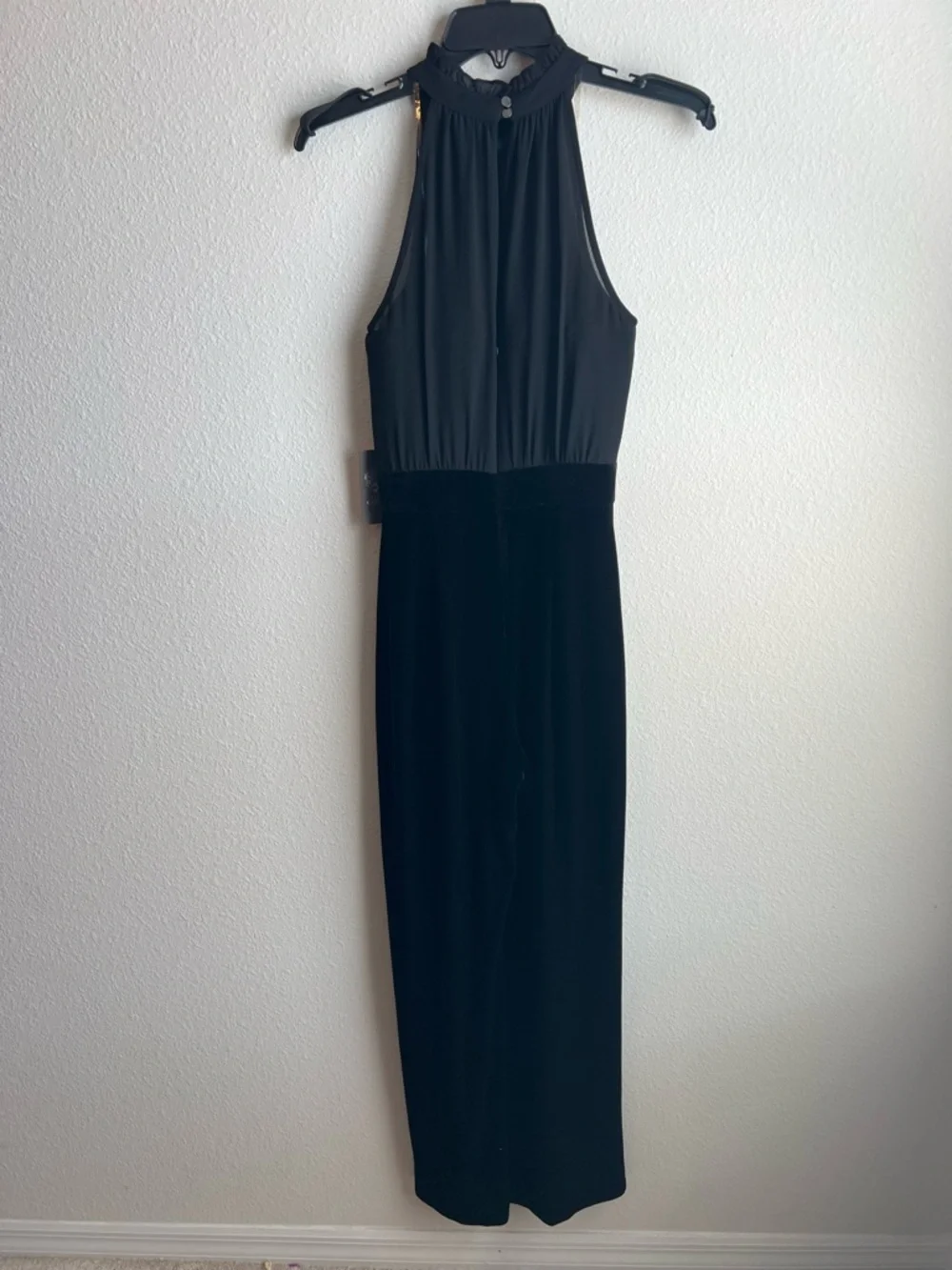 Vince Camuto Black Halter Neck Jumpsuit - Picture 2 of 10
